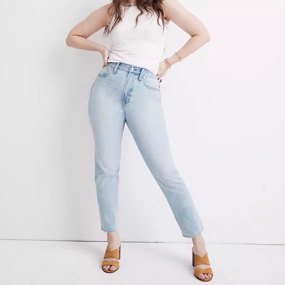 Madewell Curvy Perfect Vintage Jeans Fitzgerald Wash
